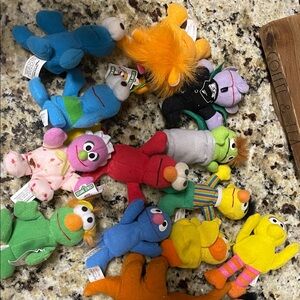 Colorful Plush Toy Set